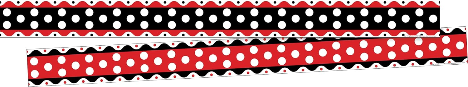 BARKER CREEK Double-Sided Bulletin Board Borders, 3" x 35", 12-Pack