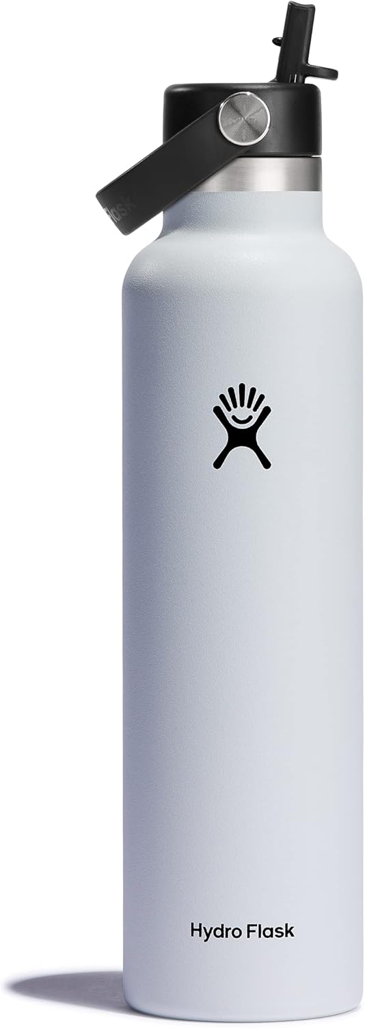 Hydro Flask Insulated Stainless Steel Water Bottle with Flex Straw Cap