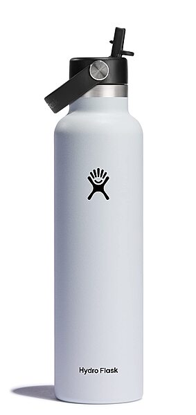 Hydro Flask Insulated Stainless Steel Water Bottle with Flex Straw Cap