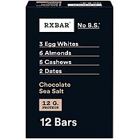 RXBAR Protein Bars, Protein Snack, Snack Bars, Chocolate Sea Salt, 22oz Box (12 Bars) Chocolate Sea Salt 1.83 Ounce (Pack of 12)