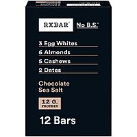 RXBAR Protein Bars, Protein Snack, Snack Bars, Chocolate Sea Salt, 22oz Box (12 Bars) Chocolate Sea Salt 1.83 Ounce (Pack of 12)