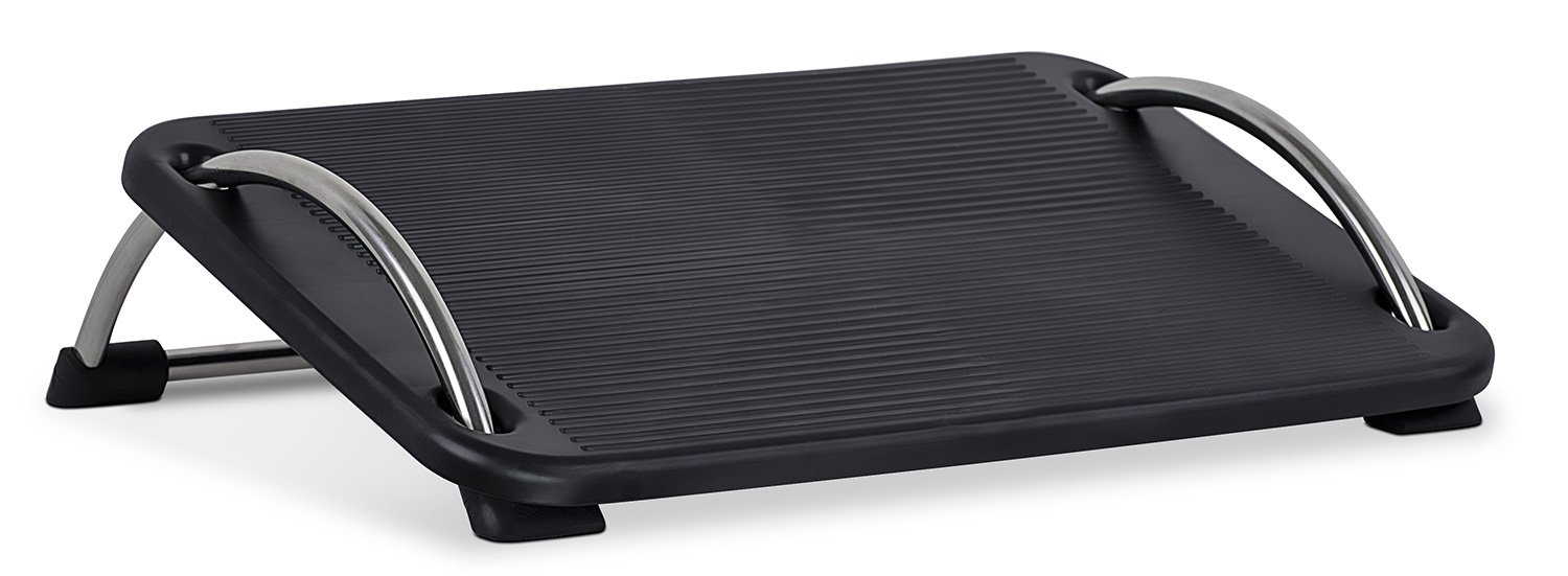 Mount-It! Tilting Footrest Under Desk | Ergonomic Office Foot Rest Adjustable | Computer Desk Foot Support | Large Platform