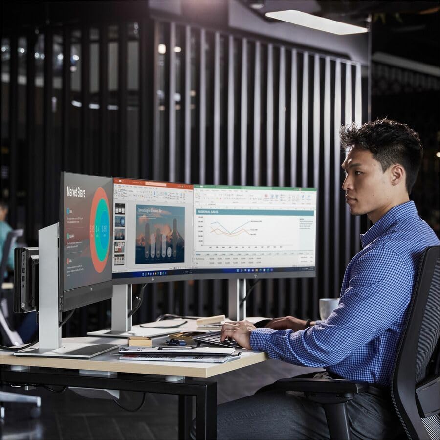 HP Elite Mini 800 G9 Desktop Computer - Intel Core i5 14th Gen i5-14500T - vPro Technology - 16 GB - 256 GB SSD