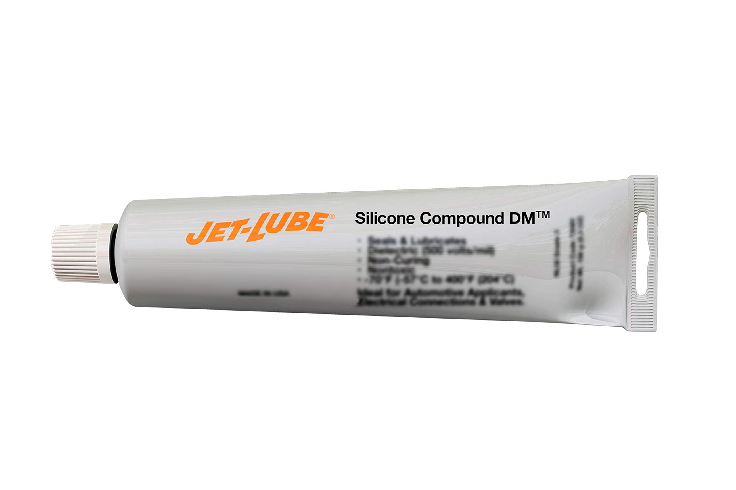 Jet-Lube Silicone Compound DM - Military Grade | Moisture Proofing | NLGI #3 | Food Grade Lubricant | 5.3 oz. 5oz