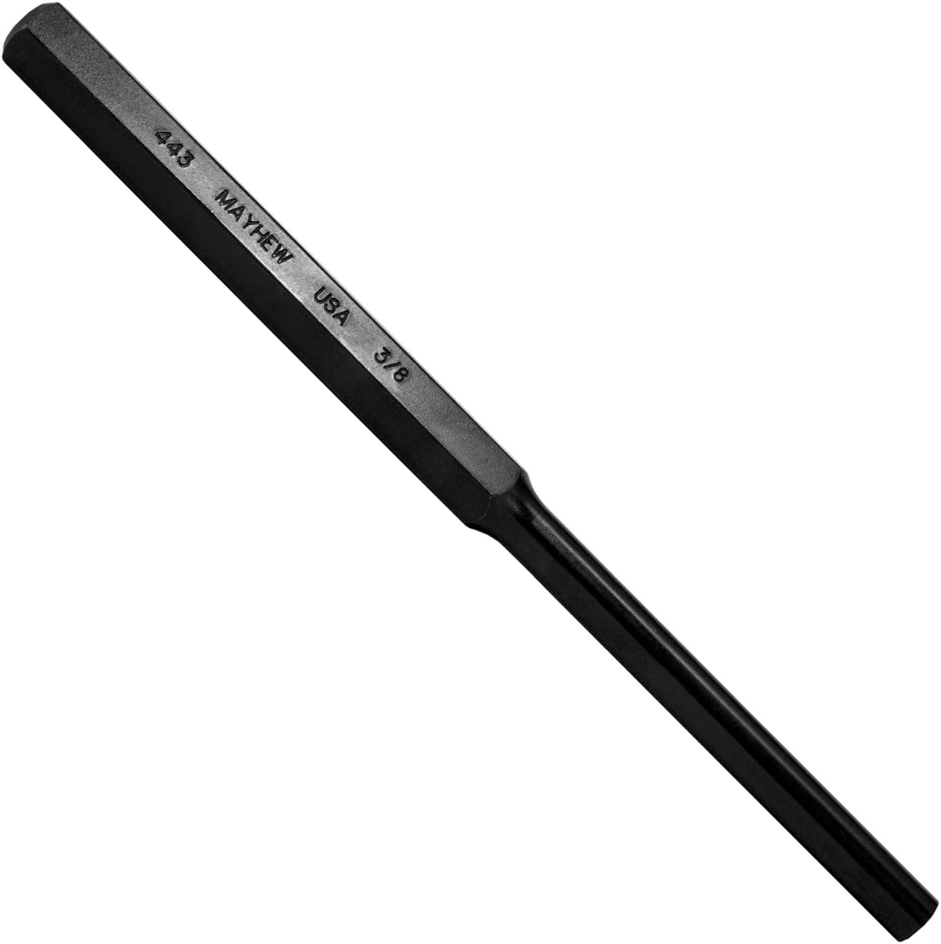 Mayhew Pro 21504 3/8-Inch Black Oxide Extra-Long Pin Punch