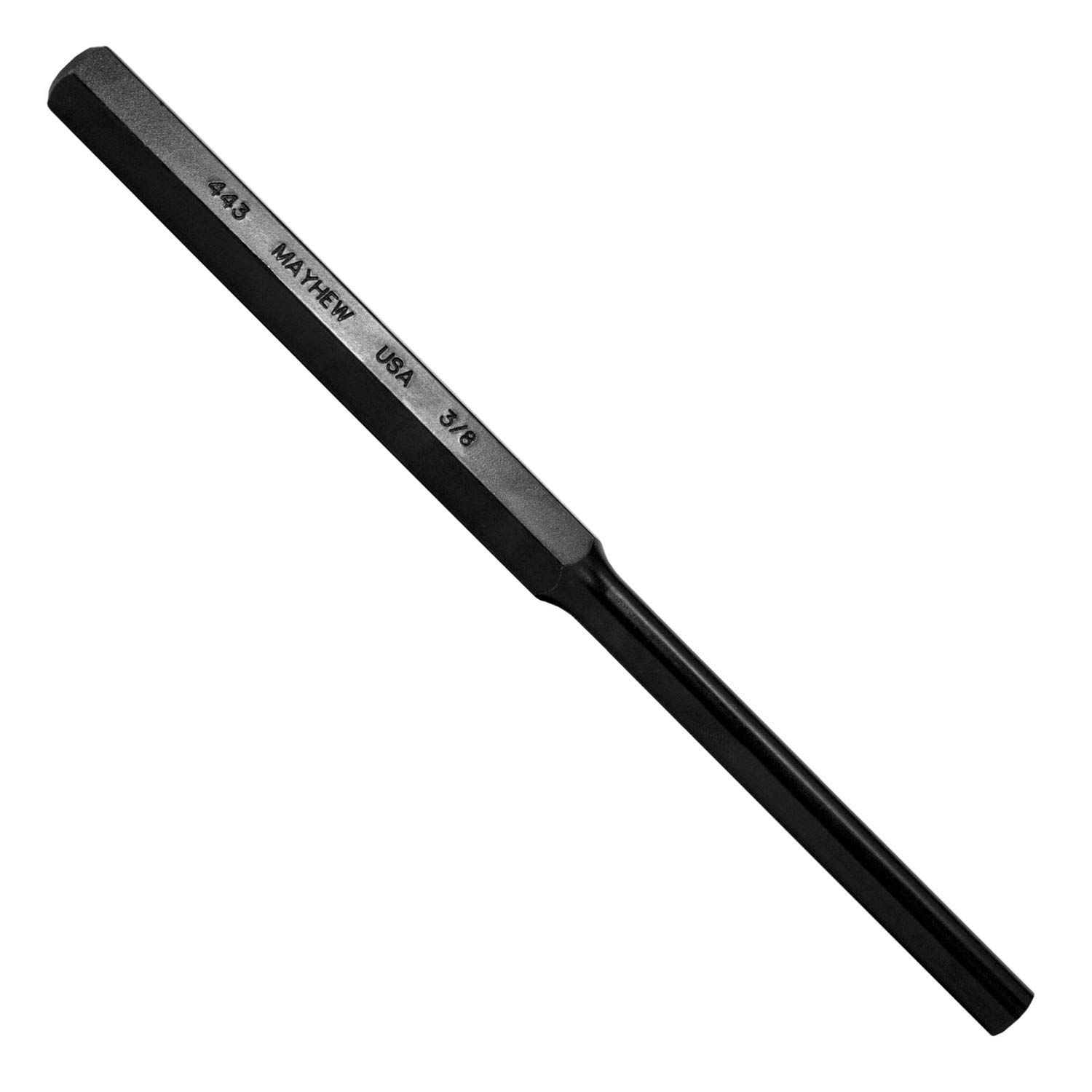 Mayhew Pro 21504 3/8-Inch Black Oxide Extra-Long Pin Punch