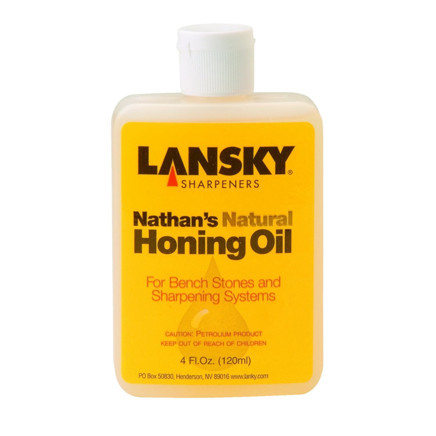Lansky Nathan's Natural Honing Oil: Lubricant for Non-Diamond Knife Sharpening System and Knife Sharpening Stone Use
