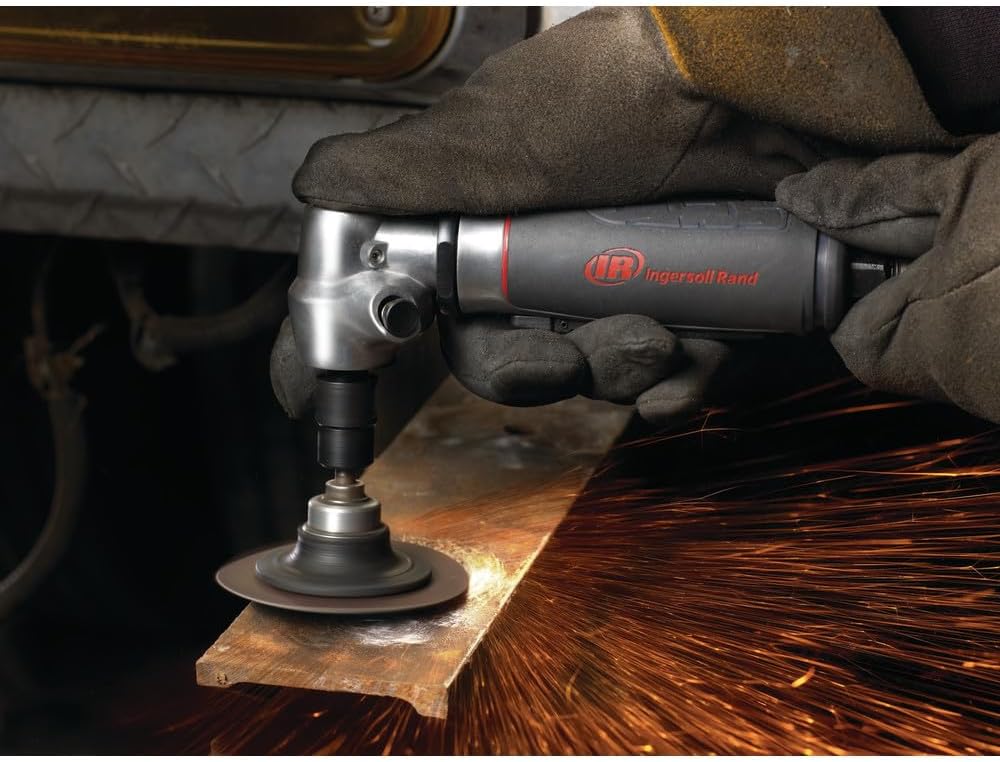 Ingersoll Rand 5102MAX Air Die Grinder – Right Angle, Ergonomic Grip, 0.4 HP and 20,000 RPM Motor, Lightweight Tool