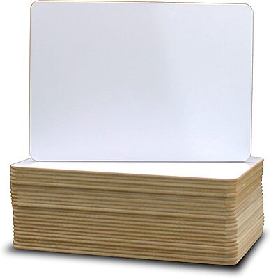 FLIPSIDE PRODUCTS Two-Sided Dry Erase White Boards Class Pack - 24 Pack