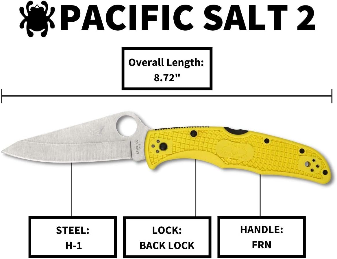 Spyderco Pacific Salt 2 Lightweight Folding Knife