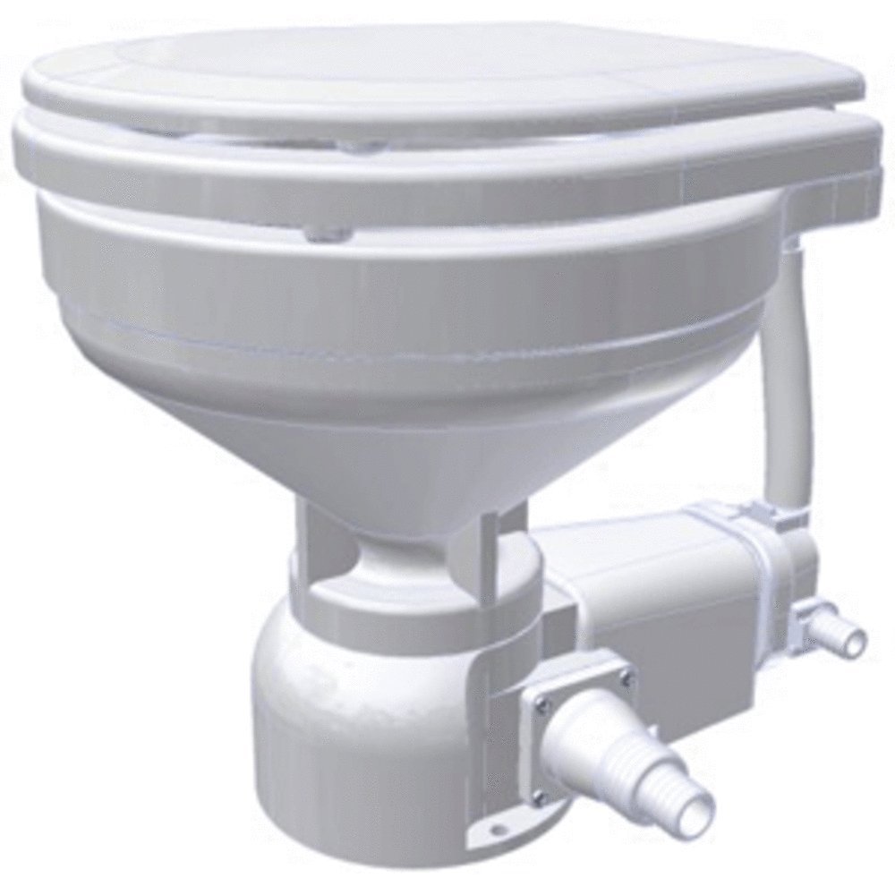 Raritan Sea Era Electric Toilet - Marine Size - Integral Pump - Straight & 90° Discharge - 12v