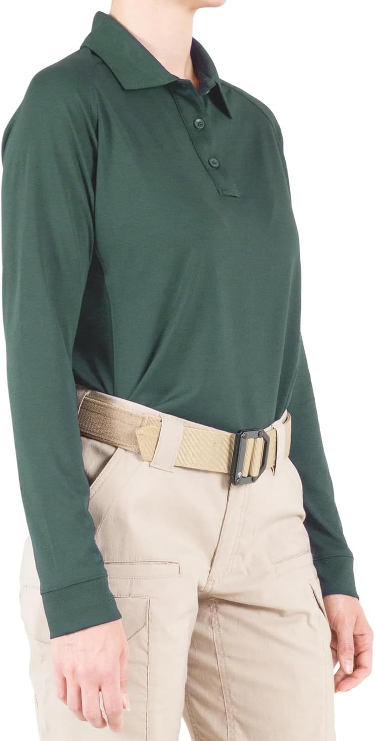 First Tactical Women's Performance Long Sleeve Polo