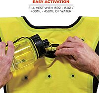ERGODYNE Chill-Its 6687 Dry Evaporative Cooling Vest