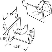 AZAR DISPLAYS Eyeglass Holder for Pegboard and Slatwall