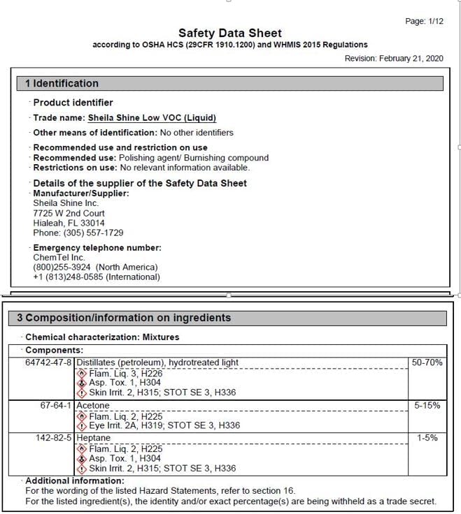 SHEILA SHINE Low VOC Stainless Steel Cleaner and Polish