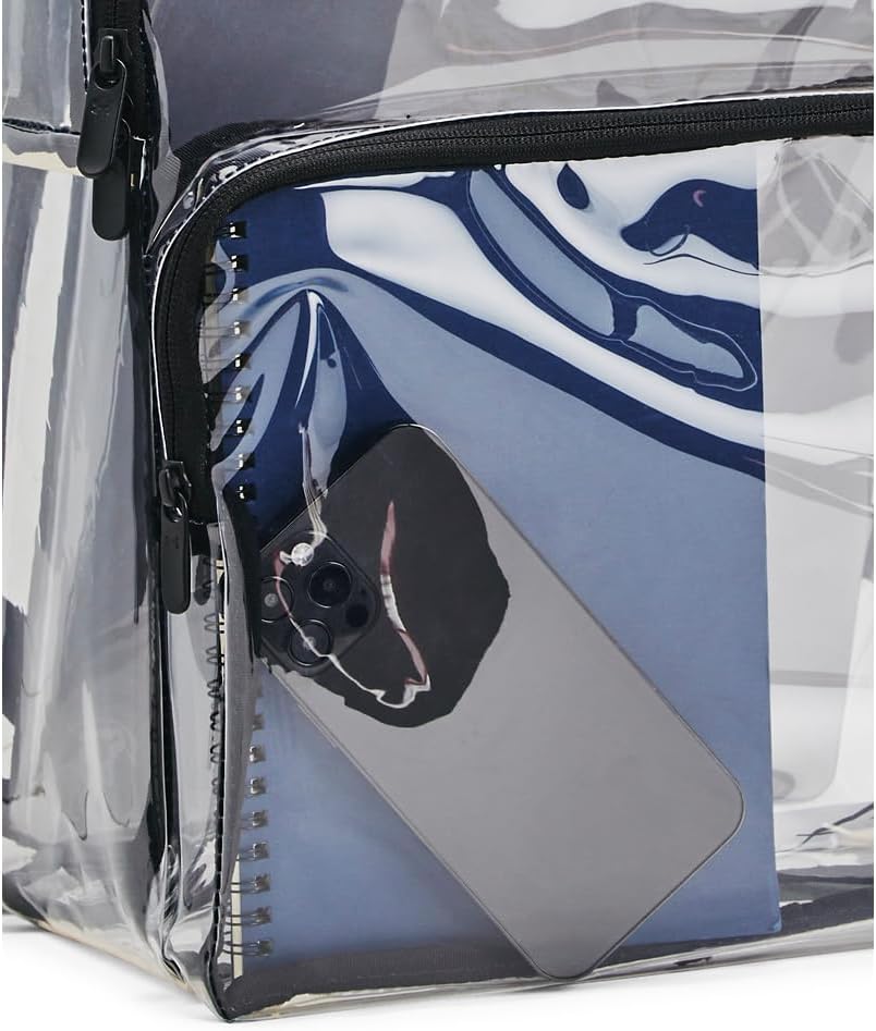 Under Armour Unisex-Adult Loudon Clear Backpack, (960) Clear/Black/White, One Size Fits Most