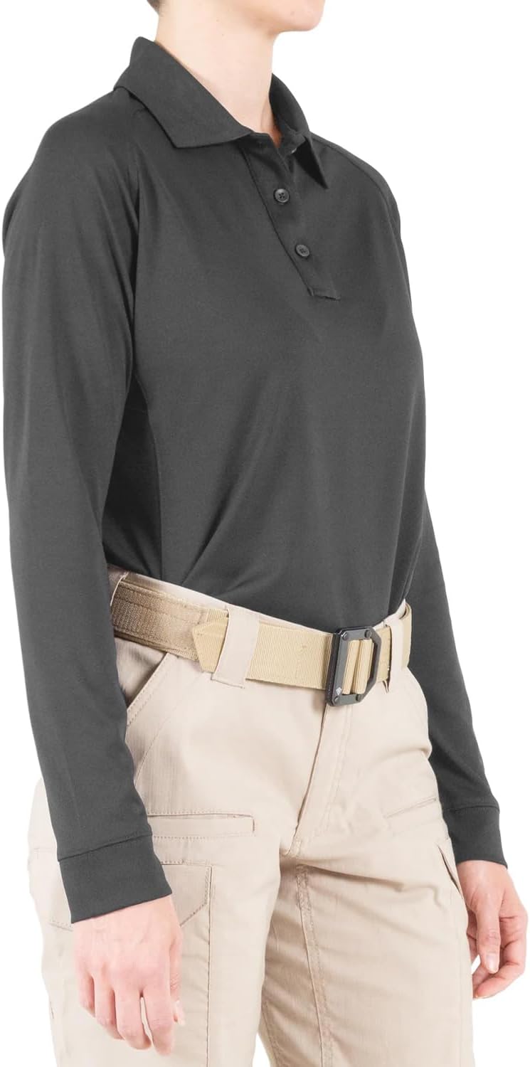 First Tactical Women's Performance Long Sleeve Polo