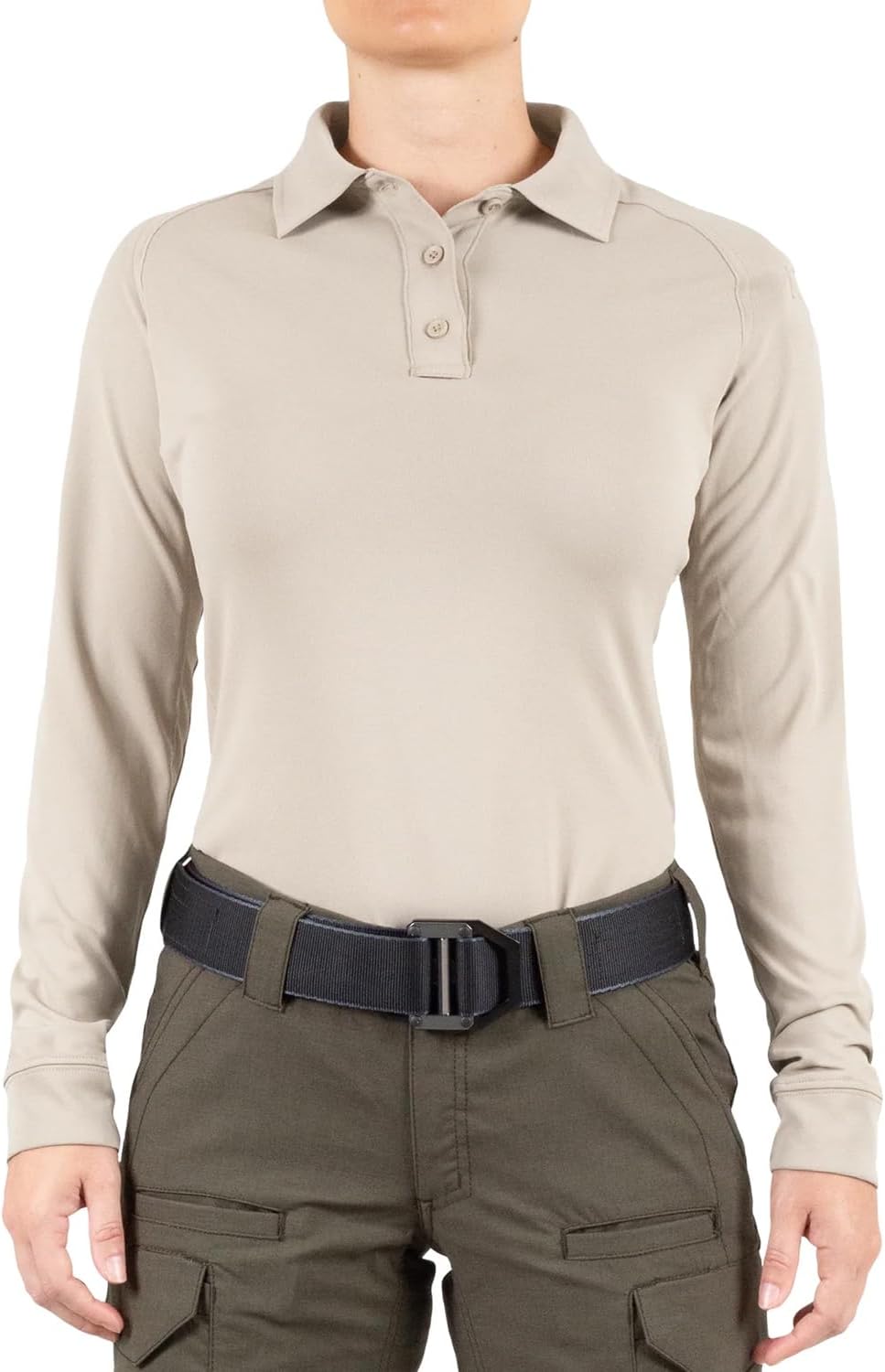 First Tactical Women's Performance Long Sleeve Polo