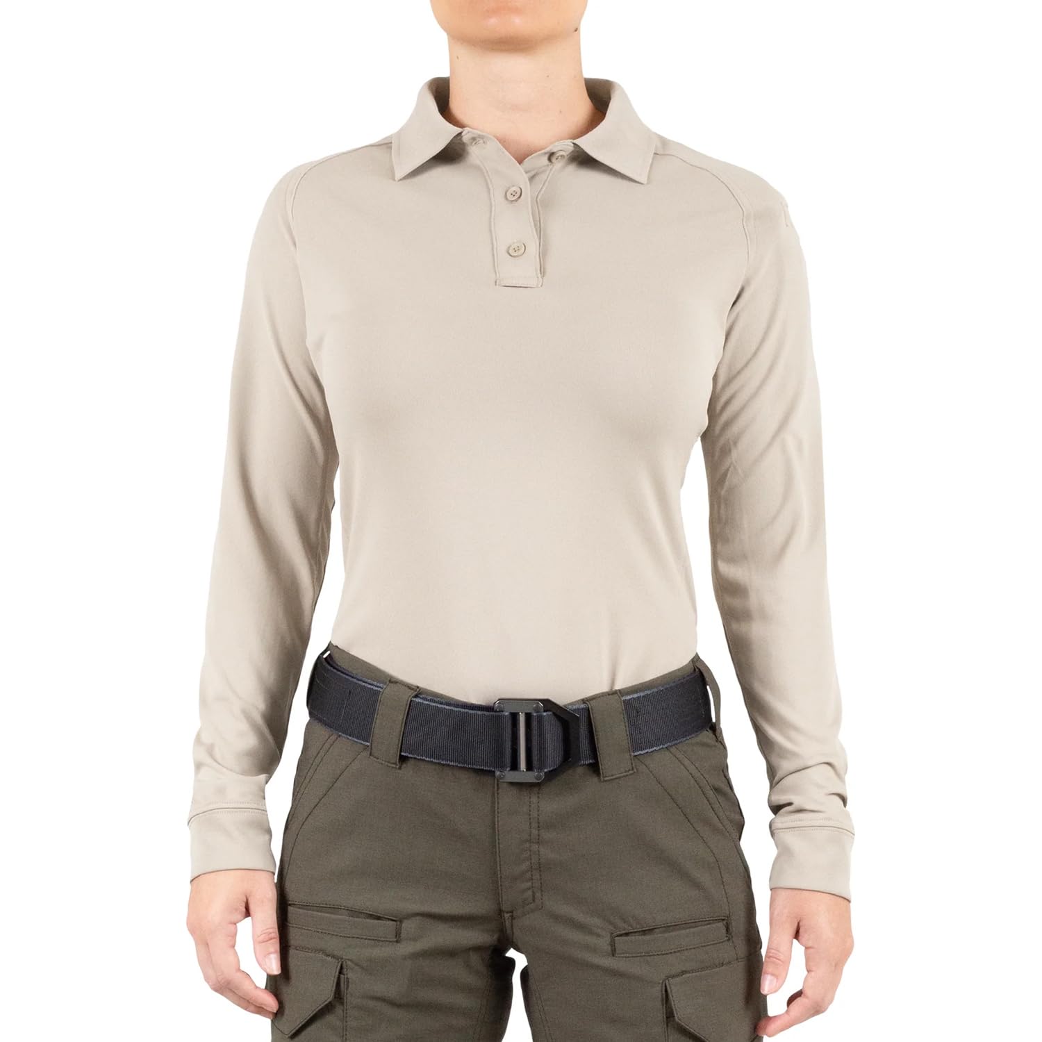 First Tactical Women's Performance Long Sleeve Polo