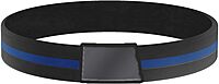 Thin Blue Line USA State Silicone Bracelet