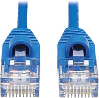 Tripp Lite Cat6a 10G Snagless Molded Slim UTP Network Patch Cable (RJ45 M/M)