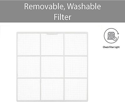 LG Window Air Conditioner with Supplemental Heat, Electronic Controls with Remote