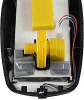 Adesso iMouse W3 USB Waterproof Optical Mouse With Magnetic Scroll Wheel, Black/Yellow