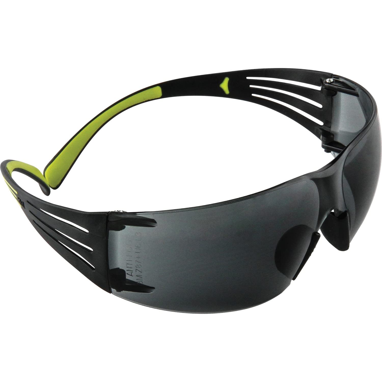 3M SecureFit Safety Glasses — Gray Anti-Fog Polycarbonate Lenses, ANSI Z87.1+