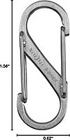 Nite Ize S-Biner Dual Carabiner in Stainless Steel
