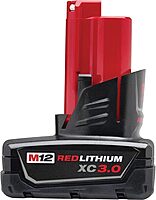 Milwaukee M12 XC High Capacity 3.0 AH REDLITHIUM Battery (48-11-2402)
