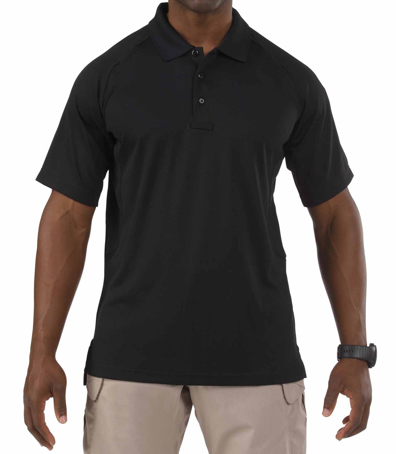 5.11 Tactical Men's Performance Short Sleeve Polo, 100% Polyester, Moisture Wicking, Style 71049