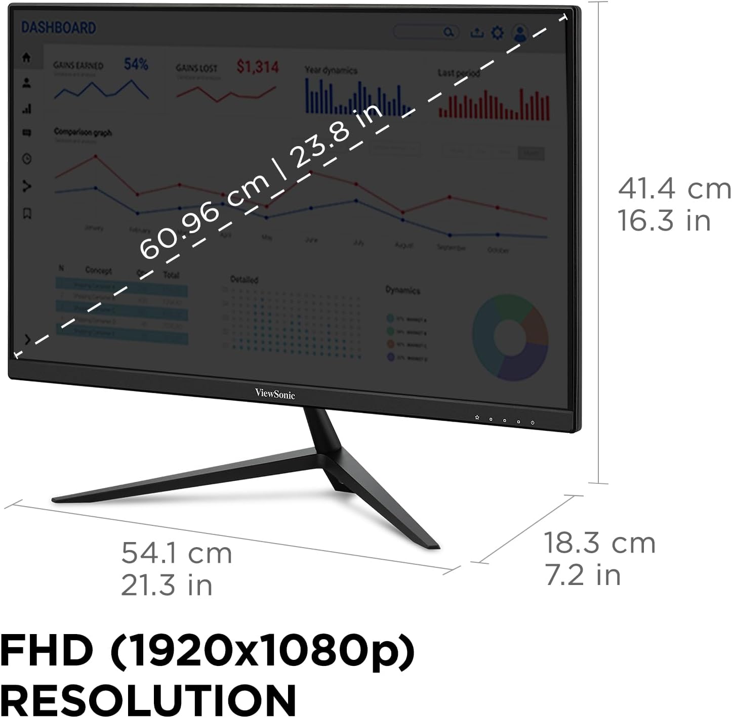 VIEWSONIC VX Series IPS 180Hz 0.5ms Gaming Monitor