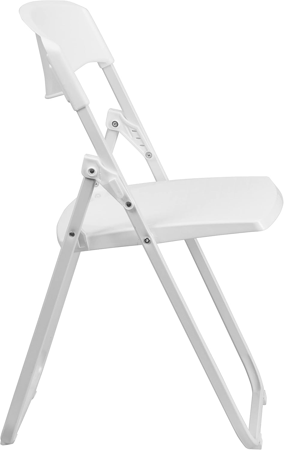 Flash Furniture HERCULES Series 500 lb. Capacity Heavy Duty Plastic Folding Chair with Built-in Ganging Brackets