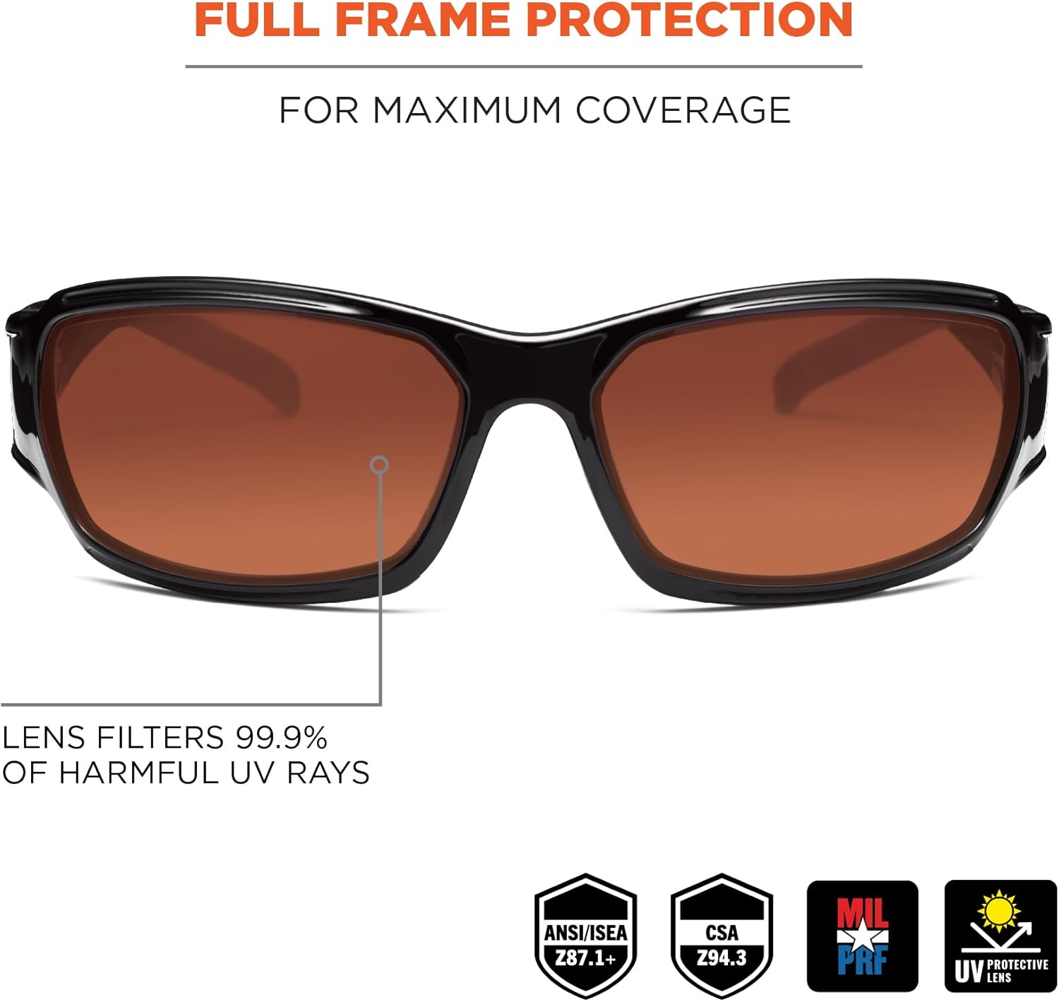 ERGODYNE Skullerz THOR Polarized Safety Glasses