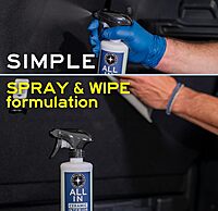 COLLINITE No. 21 All-in Universal Ceramic Interior Detailer – Easy Spray & Wipe Cleaner + SiO2 UV Protection for Leather