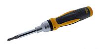 IDEAL Electrical 35-988 Ratch-A-Nut Screwdriver 9-In-1 Ratcheting Nut Driver with Screwdriver, Driver Bit Sets