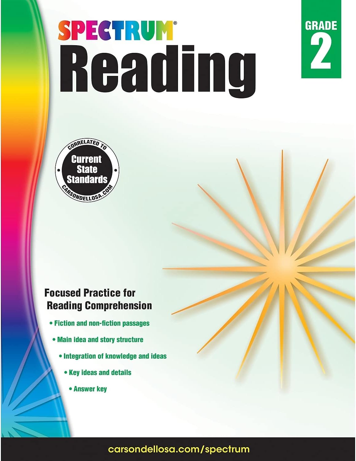 Carson-Dellosa Spectrum Reading Workbook Grade 2