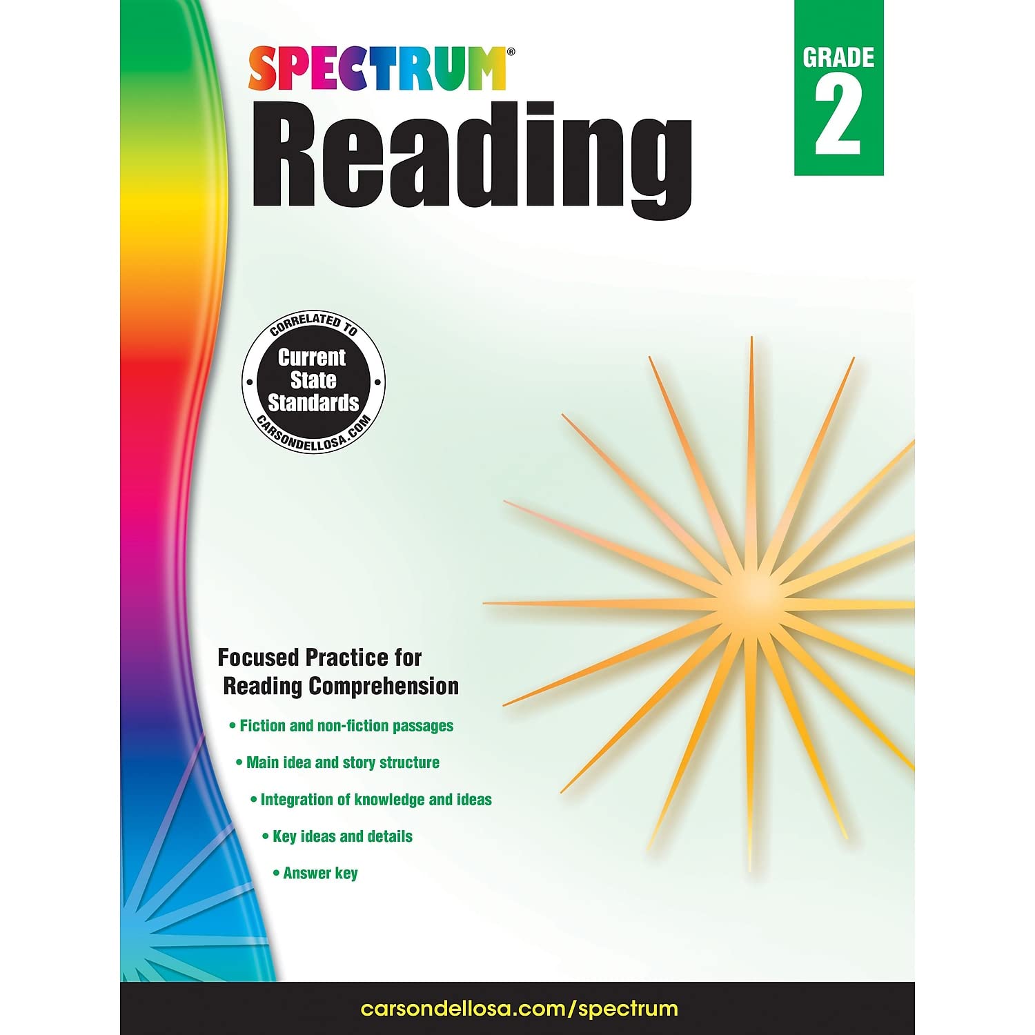 Carson-Dellosa Spectrum Reading Workbook Grade 2