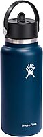 Hydro Flask Wide Mouth Flex Straw Cap Bottle - Insulated Stainless Steel