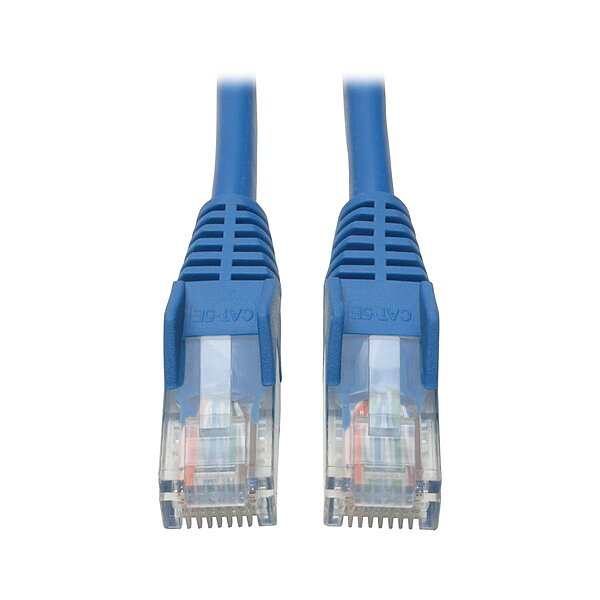 Tripp Lite Cat5e 350MHz Snagless Molded Patch Cable (RJ45 M/M) - Blue, 4-ft. (N001-004-BL)