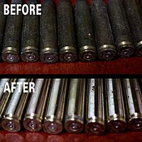 Flitz Tumbler Media Additive - 16oz Bottle of USA-Made Brass Cleaner Reloading Liquid for Ammo, Copper