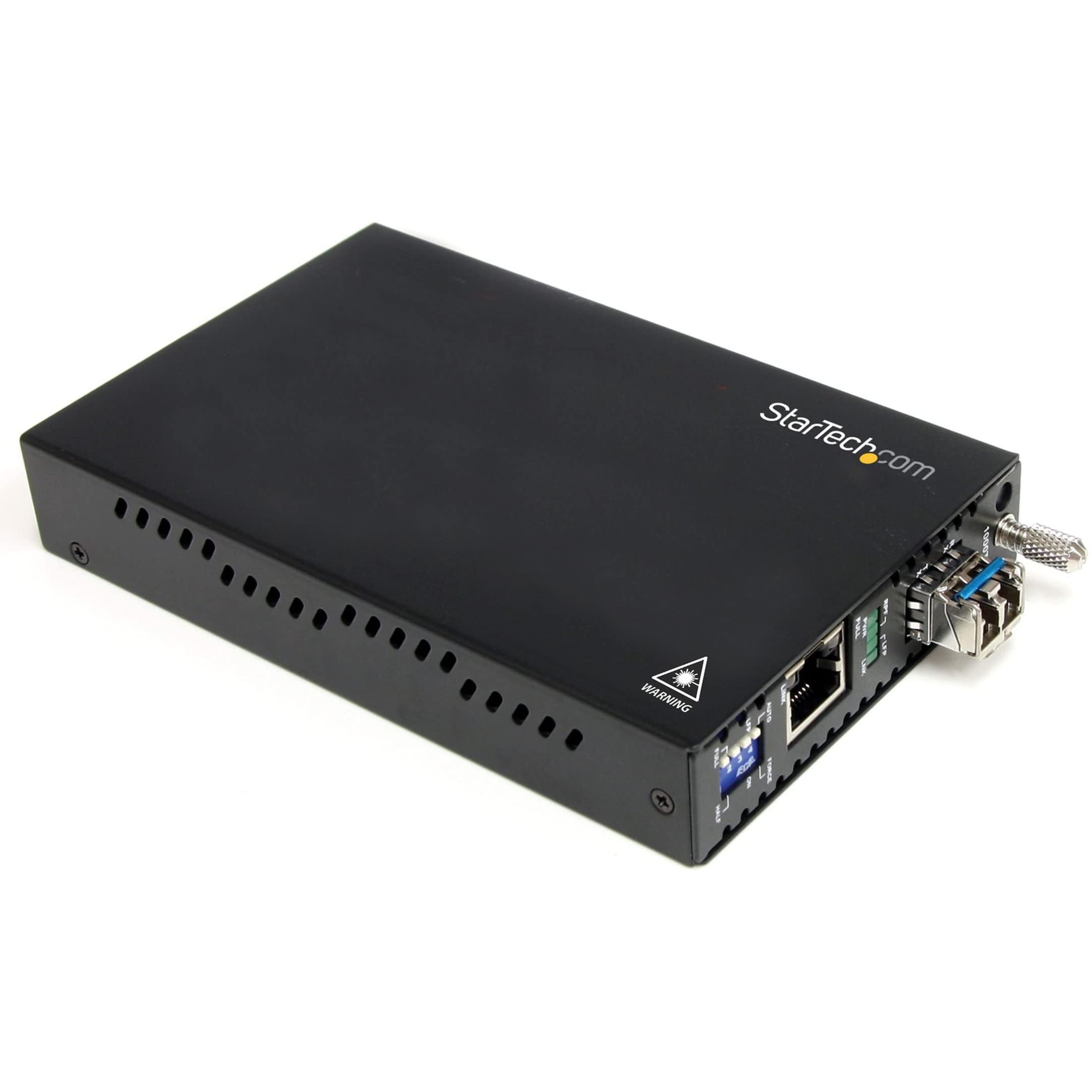 STARTECH.COM Gigabit Fiber Media Converter with Open SFP Slot