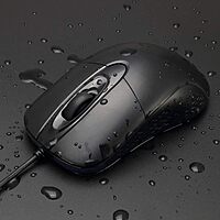 iMouse W4 Waterproof Wired Optical Mouse 1000 DPI USB Computer Mouse for Windows Mac IP66 Water Resistant Design