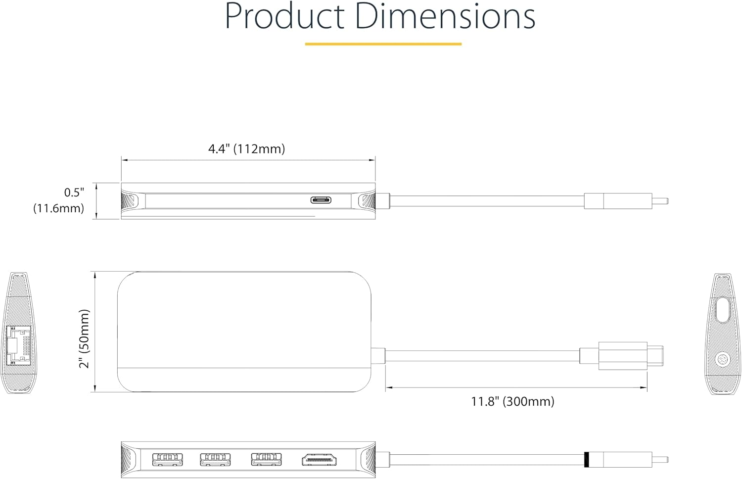 StarTech USB-C Multiport Adapter Docking Station