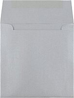 JAM PAPER Silver Stardream Metallic Invitation Envelopes