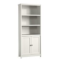 SAUDER Cottage Road 72in Library Bookcase with Doors and Adjustable Shelves