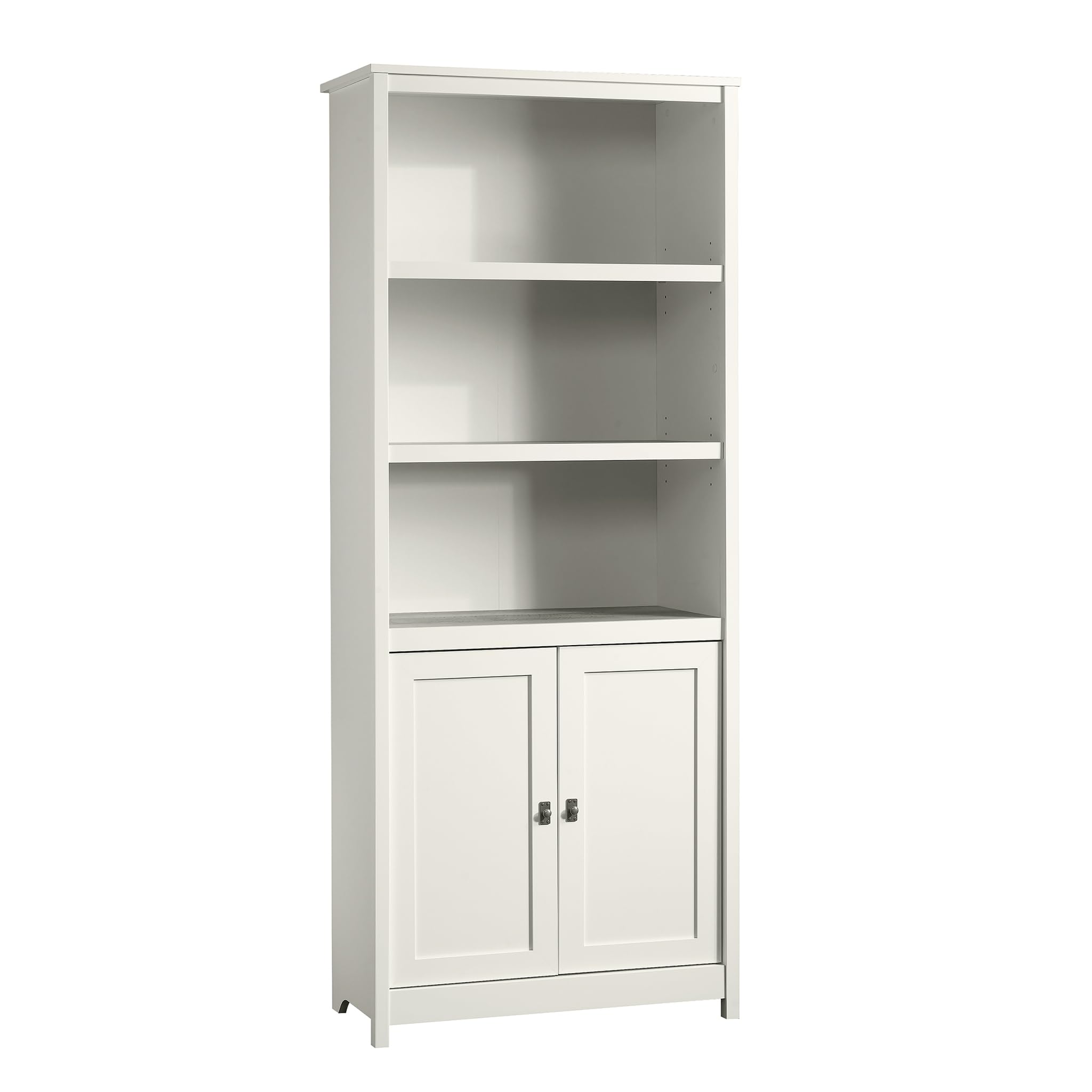SAUDER Cottage Road 72in Library Bookcase with Doors and Adjustable Shelves