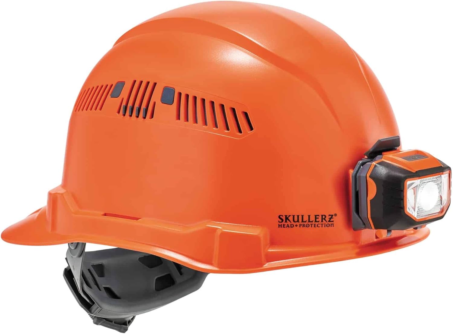ERGODYNE Skullerz Vented Cap-Style Hard Hat, Ratchet Suspension, Class C