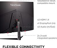 ViewSonic VX Series Gaming Monitor with FreeSync Premium and Eye Care