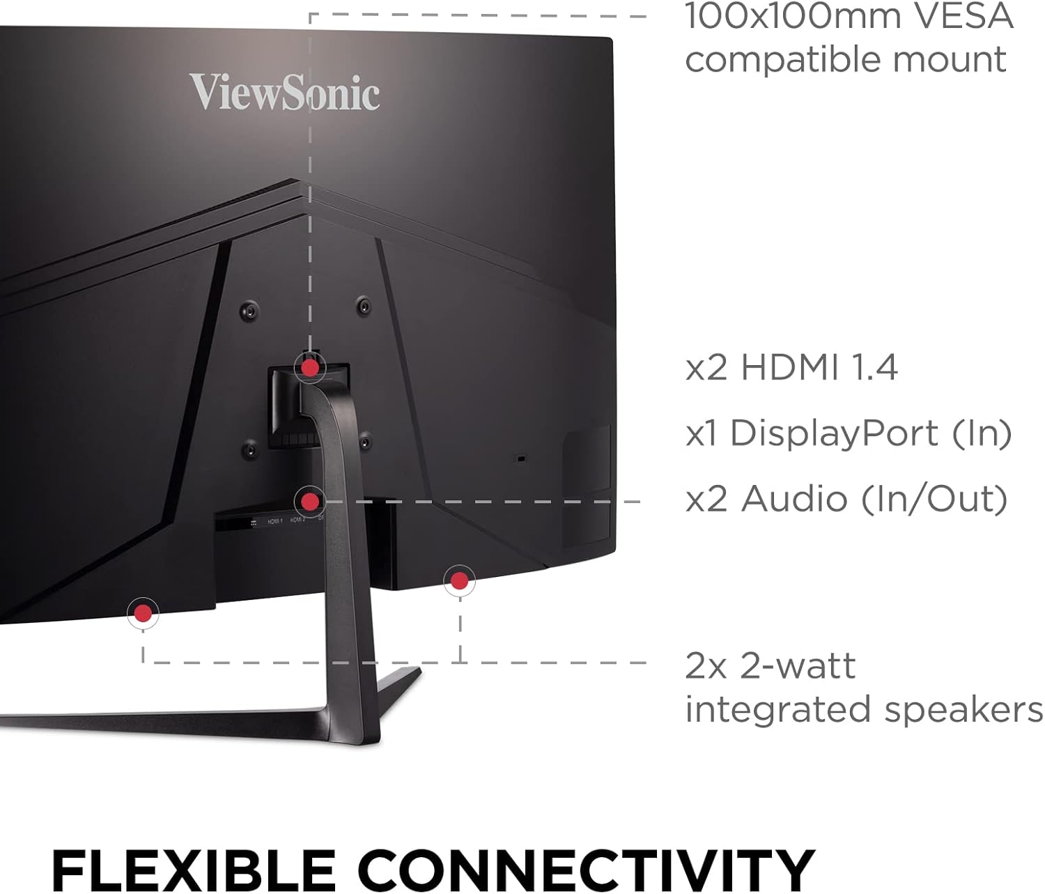 ViewSonic VX Series Gaming Monitor with FreeSync Premium and Eye Care